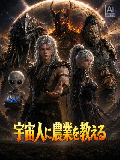 宇宙人に農業を教える
